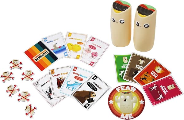 Kast Kast Burrito af Exploding Kittens - Et Høvdingebold Kortspil