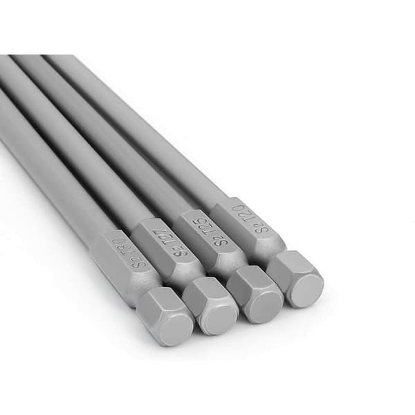 Torx Skruetrækkerbits - XVX - 8-pak - Længde 100mm - S2 Legeret Stål - Magnetisk