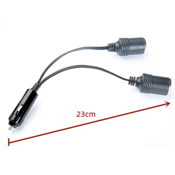 12V 24V Bil Cigarettænder Dobbeltport Triple Splitter Hunstik Strømadapter 10A