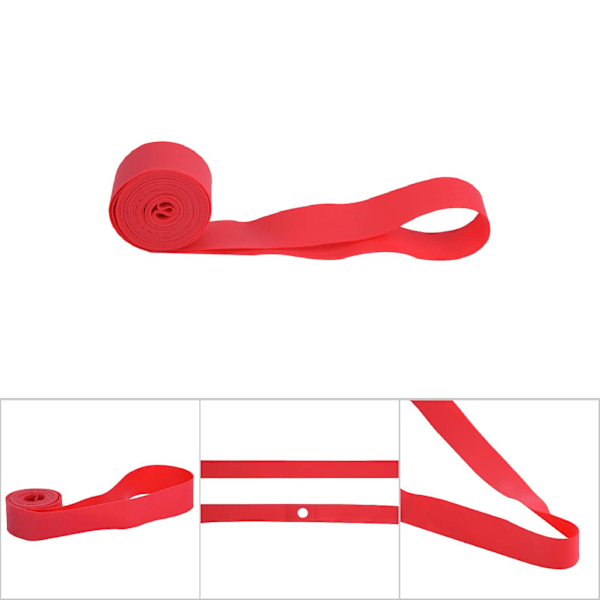 2PCS/Set PVC Cykel Inner Tube Däck Skydd Pad Liner Cykel Däck Fälg Tejp(26inch)