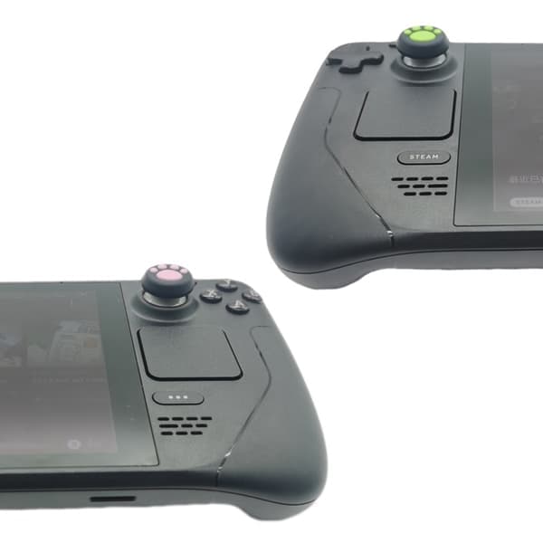 5 par spelkontroll Söt kattfot Joystickskydd Silikon Joystickskydd för Steam Deck