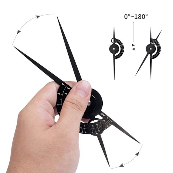 Ögonbryns Golden Ratio Caliper Stencil Linjal Makeup Mätguide Linjal