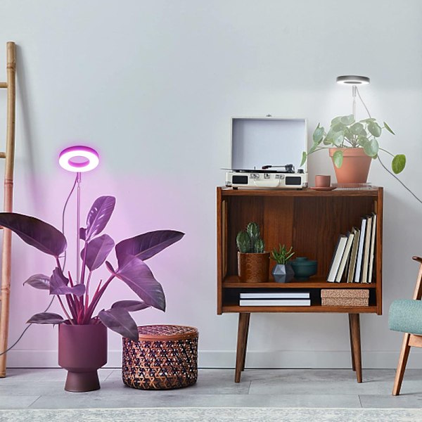 växtlampa Led Full Spectrum, Grow Light för inomhusväxter,