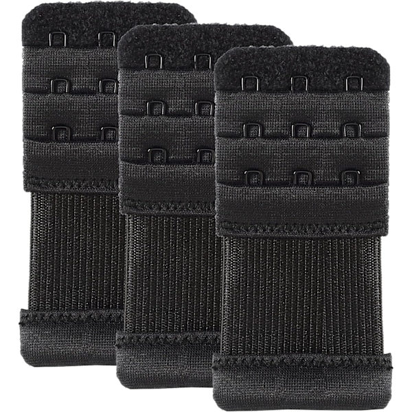 BH-förlängare 3 krokar elastisk stretchig BH-bandförlängning 3-pack