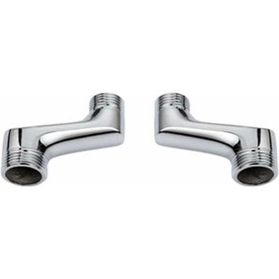 CUNEARY Brusearmbågsforbindelse - Messing - Krom - Justerbar afstand - 1/2\" Hun