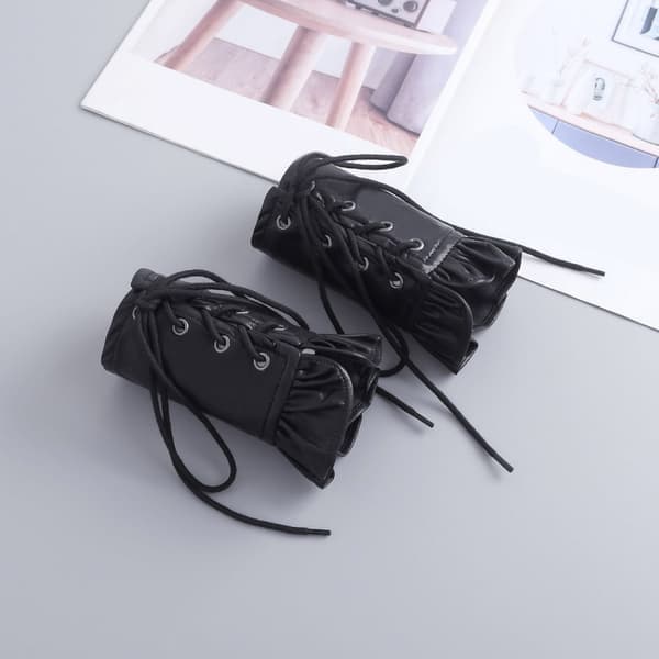 Adjustable Gothic PU Leather Arm Guard Unisex Festival Costume Accessory