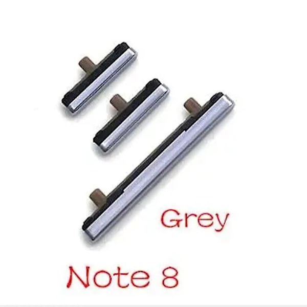 Ny strömknapp och volymknapp för Samsung Galaxy Note 8 S8 S9 S10 Plus note 8 gray note 8 gray