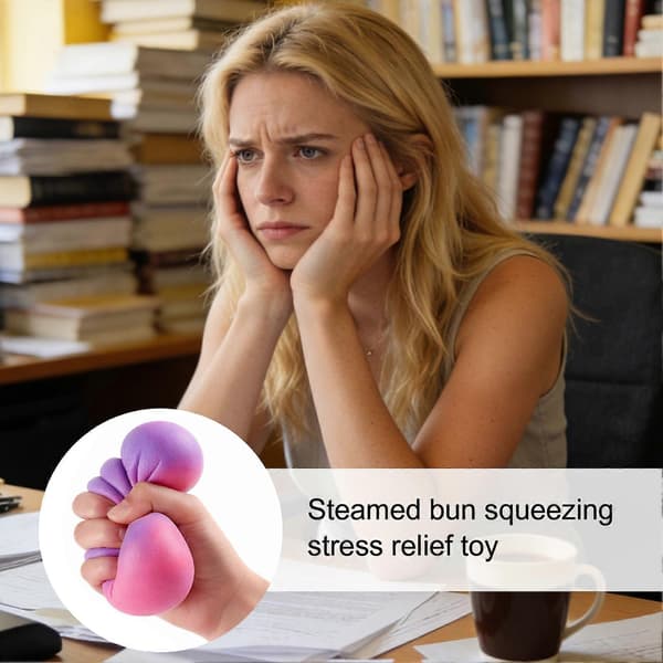 Colorful Steamed Bun Toy for Daily Use Practical Home Design J