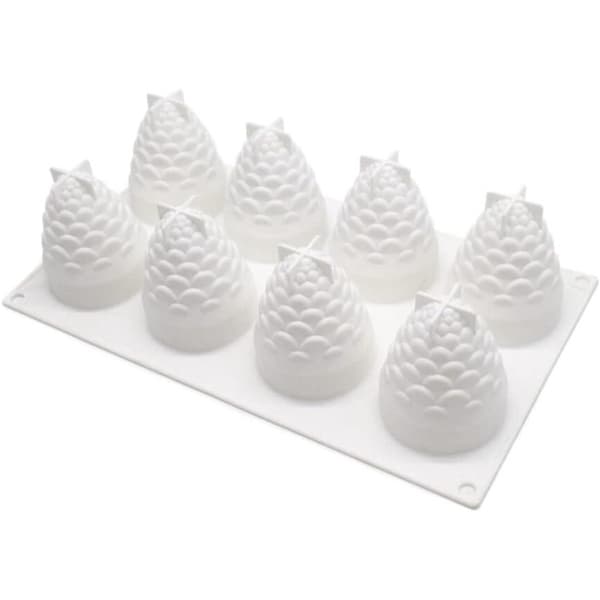 3D Frugt Silikone Mousse Kageform, Chokolade Gelé Dessert, Bageform til Mousse Kage, Dekorativ Form DIY Silikone Bageform