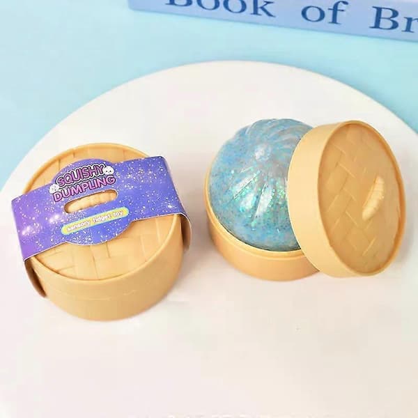 Farverig Dumpling Stressbold, 2026 Ny Håndlavet Stressbold, Blød Klembar Kæmpe Regnbue Mystisk Blød Sensorisk Bold - Tilfældigt Valgt complete set（12PC）