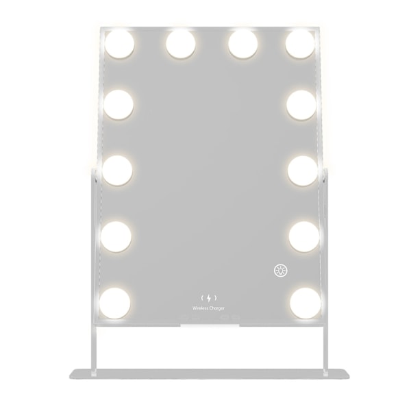 Hollywood Sminkspegel med lampor 360° vridbar 36,5 x 47– Perfekt