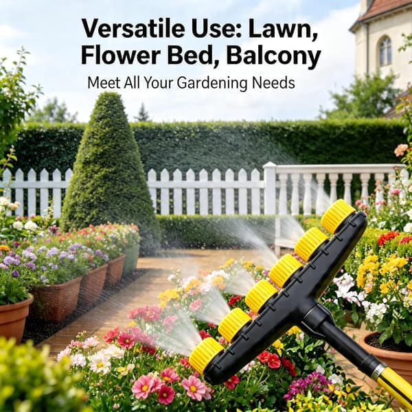 6-Nozzle Agricultural Atomizer Hose Kit - Garden Sprinkler for Irrigation