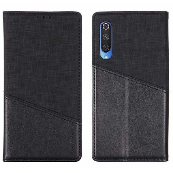 Xiaomi Mi 9 Elegant Fodral i PU-Läder med RFID Block Svart
