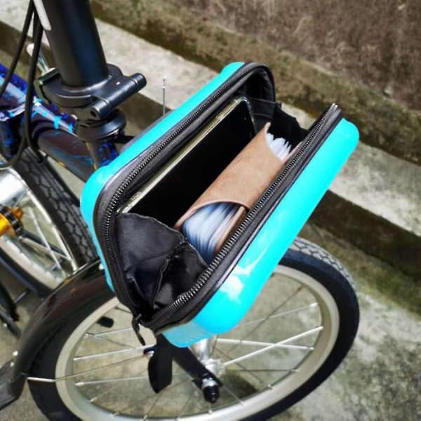 Sammenleggbar sykkel tilbehør - Legering Front Rack 18L Ryggsekk for Studenter