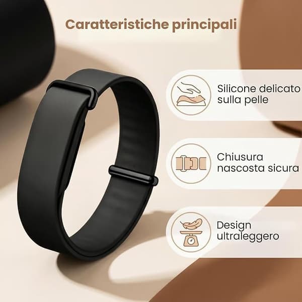 Urrem til Google Fitbit Air, Silikone Sportsrem Sort