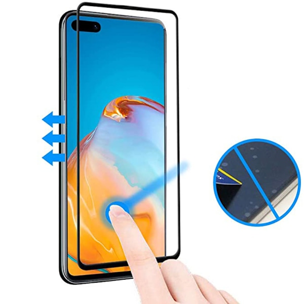 Huawei P40 Pro SOFT PET 3D Skärmskydd 3D 9H 0,2mm Transparent/Genomskinlig Transparent/Genomskinlig