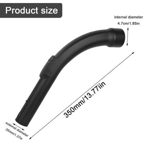 Handle for Miele Ø 35 mm Replacement Handle for Vacuum Cleaner Hose Handle for Miele S500/S600/S700/S800/S2000/S4000/S5000/C1/C2/C3