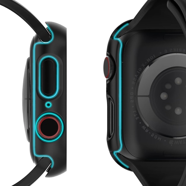 6-pack fodral för Apple Watch Series 7 41 mm skärmskydd 6-Pack 5 41mm 6-Pack 5 41mm
