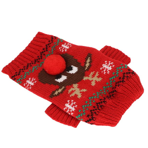 XL Rød Hund Jule Sne Sweater til Små Mellemstore Hunde