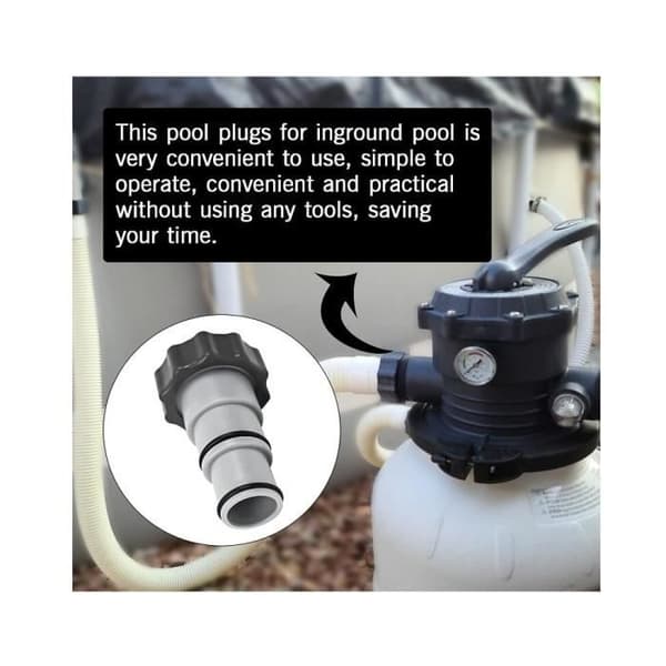 Slangadapter - Intex - 2-pack - För pump - Kompatibel med 1,5 och 1,25 tums slangar
