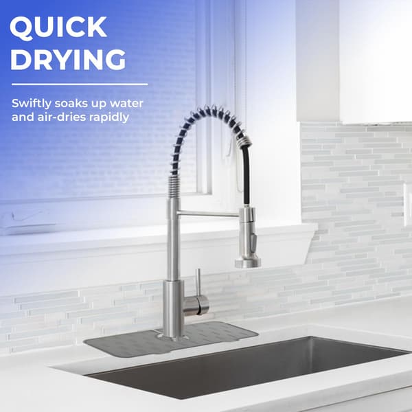 Innovative Silicone Faucet Drain Mat: Transform Your Sink Splash Guard and Keep Your Sink Tidy - The Ultimate Sink Protector Mat