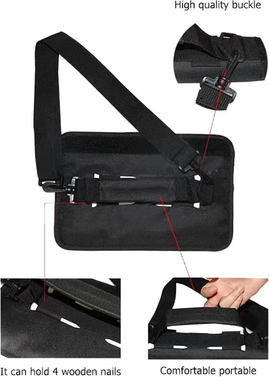 Golfkøller - Golfbag Organizer - Lille Bæretaske - Mini Golfkølle Bæretaske - Sort