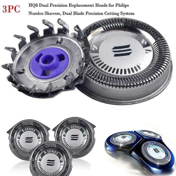 HQ8 Precisionsrakhuvuden, 3-pack