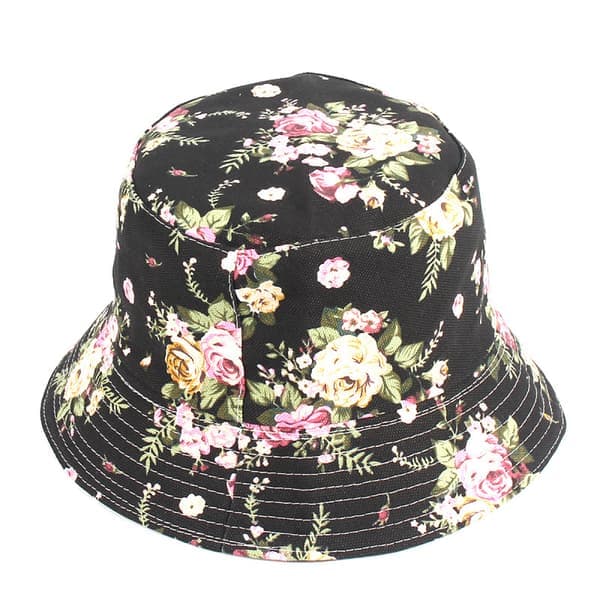 Unisex dobbeltsidet vendbar bøllehat med print AA AA