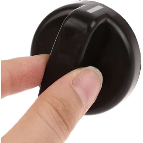 Ahlsen 5PCS 8mm Gas Stove Knobs, Universal Temperature Resistant Knobs for Gas Stove, Gas Hob, Oven