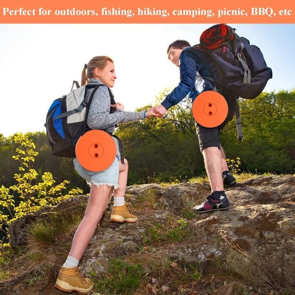 Upgraded Folding Stool, 400 lbs Max Weight, Lightweight but Sturdy, Portable Retractable Collapsible Telescopic Folding Camping Stool for Adults Outdoor