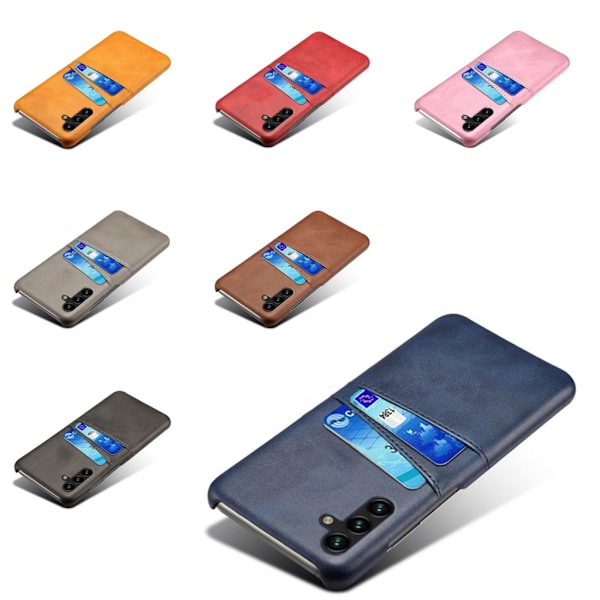 Korthållare Samsung A14 5G skal mobilskal hål laddare hörlurar - Röd Samsung Galaxy A14 4G/5G Red Samsung Galaxy A14 4G/5G