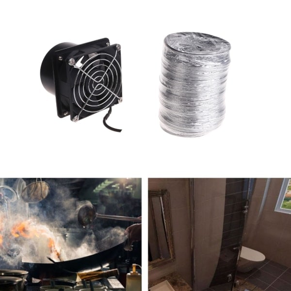 USB-driven lödrökabsorberare ESD rökutsugsfläkt Rör Kanalfläkt med 1/3/6M rörbadkarsventilationsfläkt Single fan Single fan Single fan