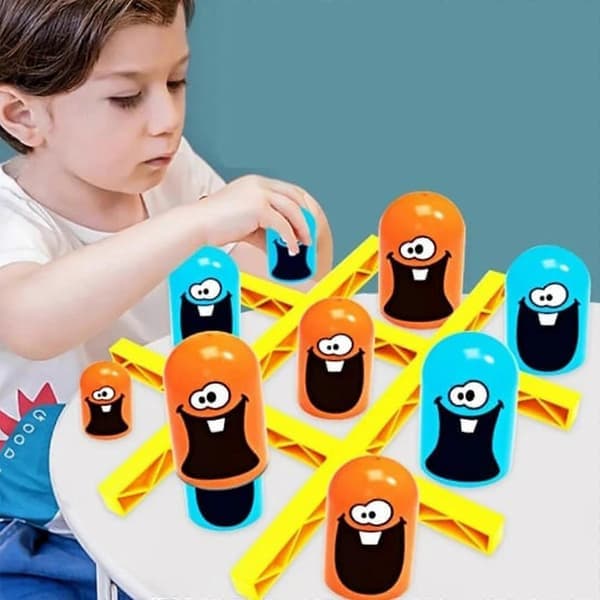 1 set schackbrädsspel Gobblet Gobblers schack schackbräde set familjeleksakspresent