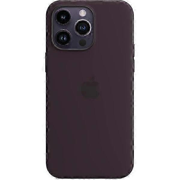 Apple silikonikuori MagSafella iPhone 14 Pro Maxille, seljanmarja