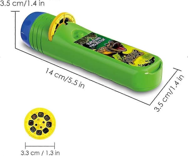 Dinosaur Flashlight and Projector with, Dinosaur Toys for Boys, Cool Kids Flashlight, Dinosaur Gift Ideas Gift for Kids