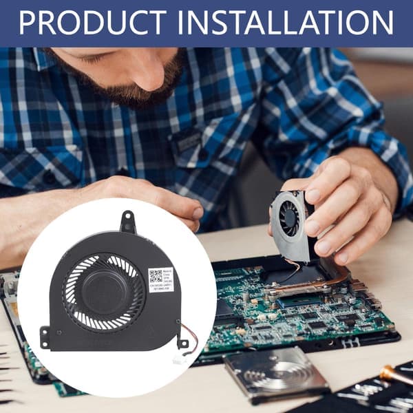 Metallkylsystem med kylfläns, enkel installation, tyst CPU-fläkt lämplig för E5470.