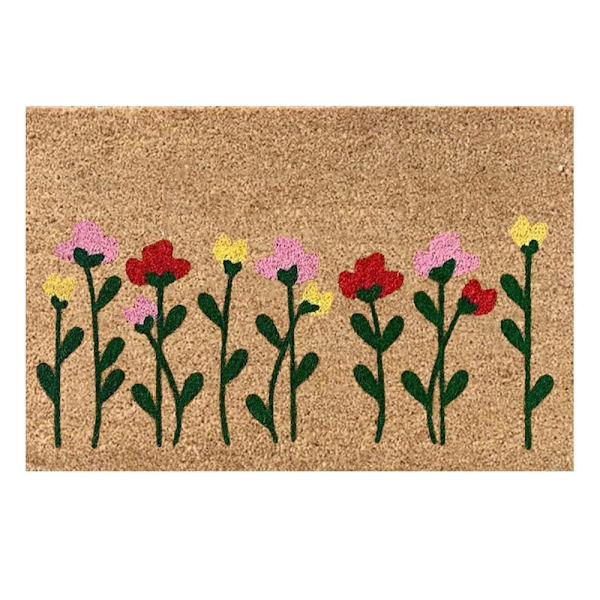 Golvmattor, blommor, dörrmattor, entrémattor, dörrmattor, golvmattor, badrumsabsorberande mattor