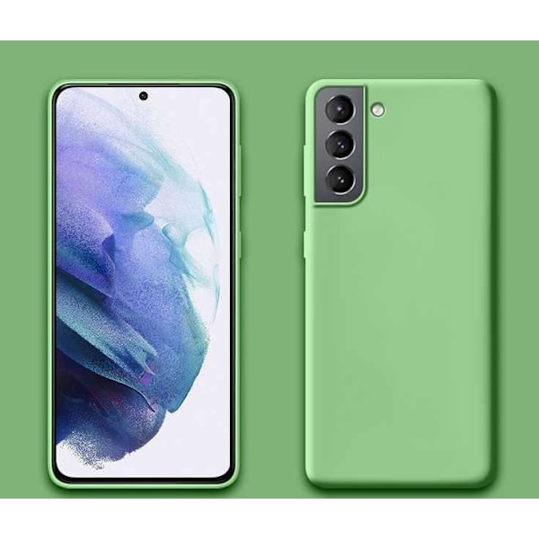Samsung Galaxy S21 Plus Skal - Silikon Mikrofiber Svart Svart