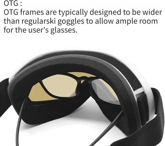 Skidglasögon OTG Anti-im Snowboardglasögon med Cylindrisk Lins