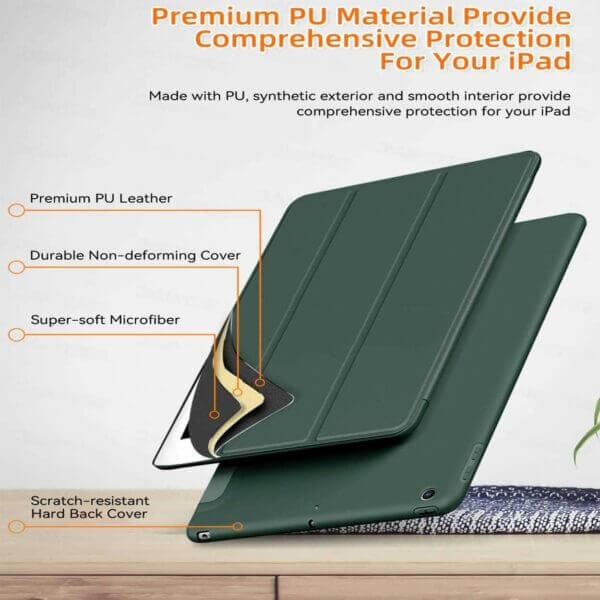 iPad 5/6/Air 1/Air 2 9,7\" Cover Etui Tri-fold Smart Case Sort sort black