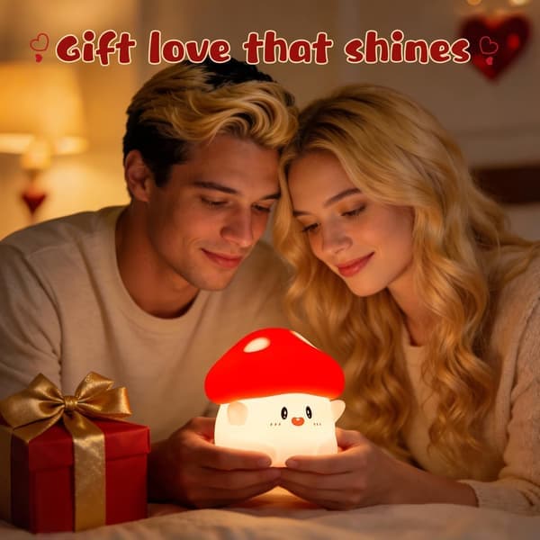 Night Light with 50-Hour Battery and Control Function, Soft Light for Children's Room, USB Rechargeable with Timer – Easter Gift for Girls