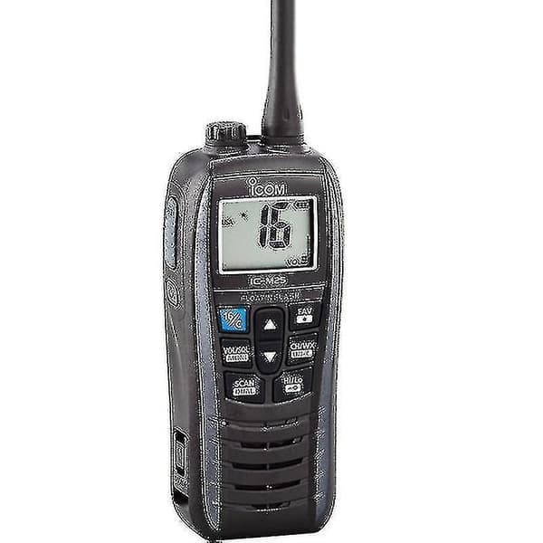 IC-M25 Marin VHF-radio - Metallgrå, Lätt, Flytande