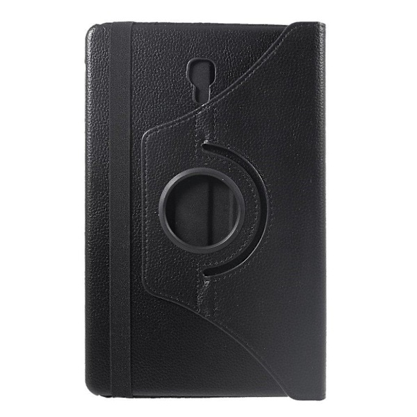 Samsung Galaxy Tab A 10.5 skyddsfodral syntetläder plast stående positioner - Svart Svart