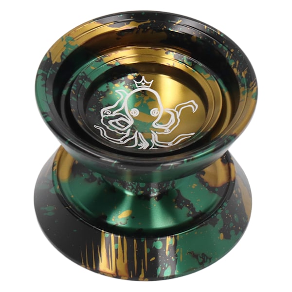YoYo Ball svarar inte aluminiumlegering Advanced Fade Free Utsökt för tävling med handske 3st strängar svart guld