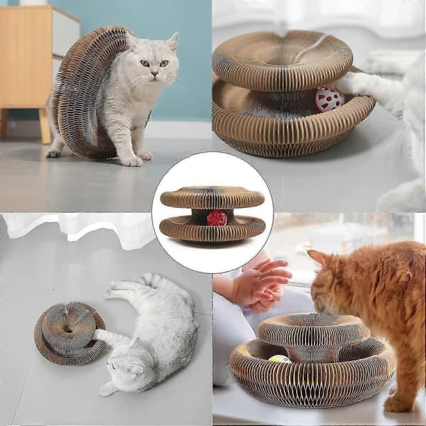 Kitty Kurlz Magic Organ Kattklösbräda Interaktiv Vikbar Leksak