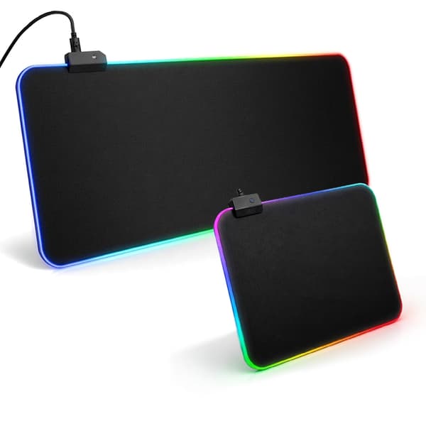 Gaming Musemåtte med LED-lys - RGB 30x25 cm
