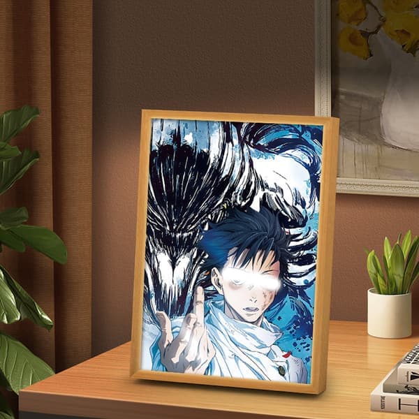 K-POP Demon Hunter Anime-inspired LED Light Box - Decorative Shadow Lamp for Bedroom and Gift