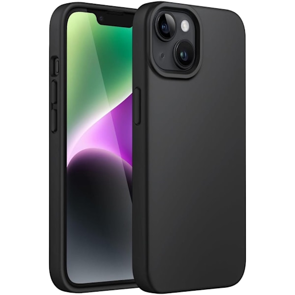 Matt Svart Skal för iPhone 14