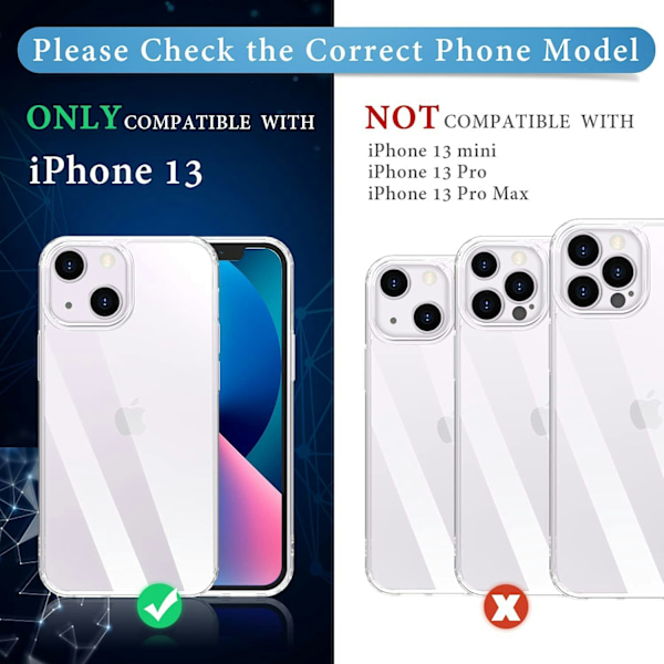 iPhone 13 Skal - Transparent Slimmat