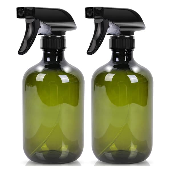 Ren sprayflaska för växtsprayflaska 2-pack 500 ml sprayvatten sprayflaska spray utan läckage hårspruta tom justerbart munstycke
